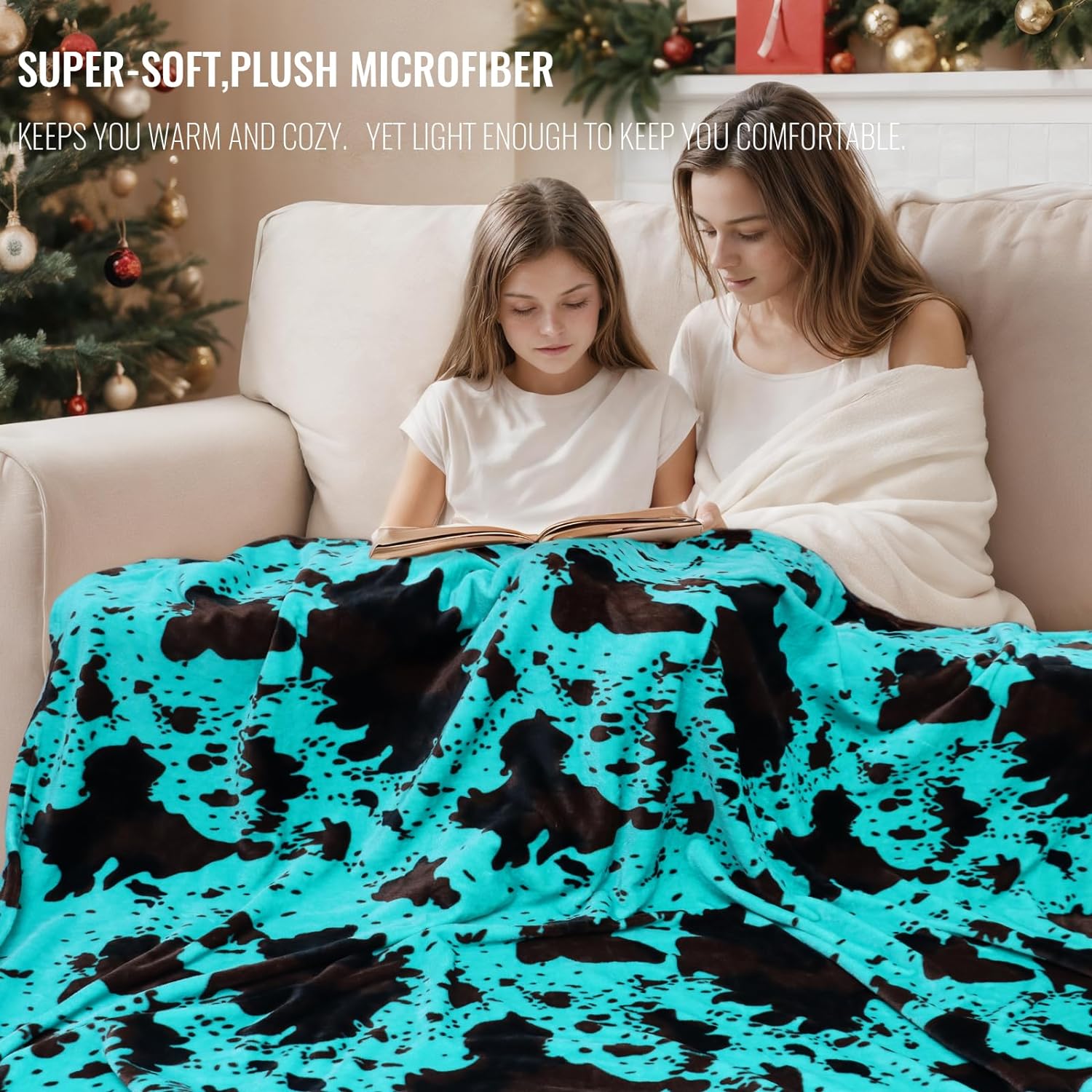 Abstract Printed Soft Throw Blanket, 1 Count Lightweight Cozy Bed Couch ...