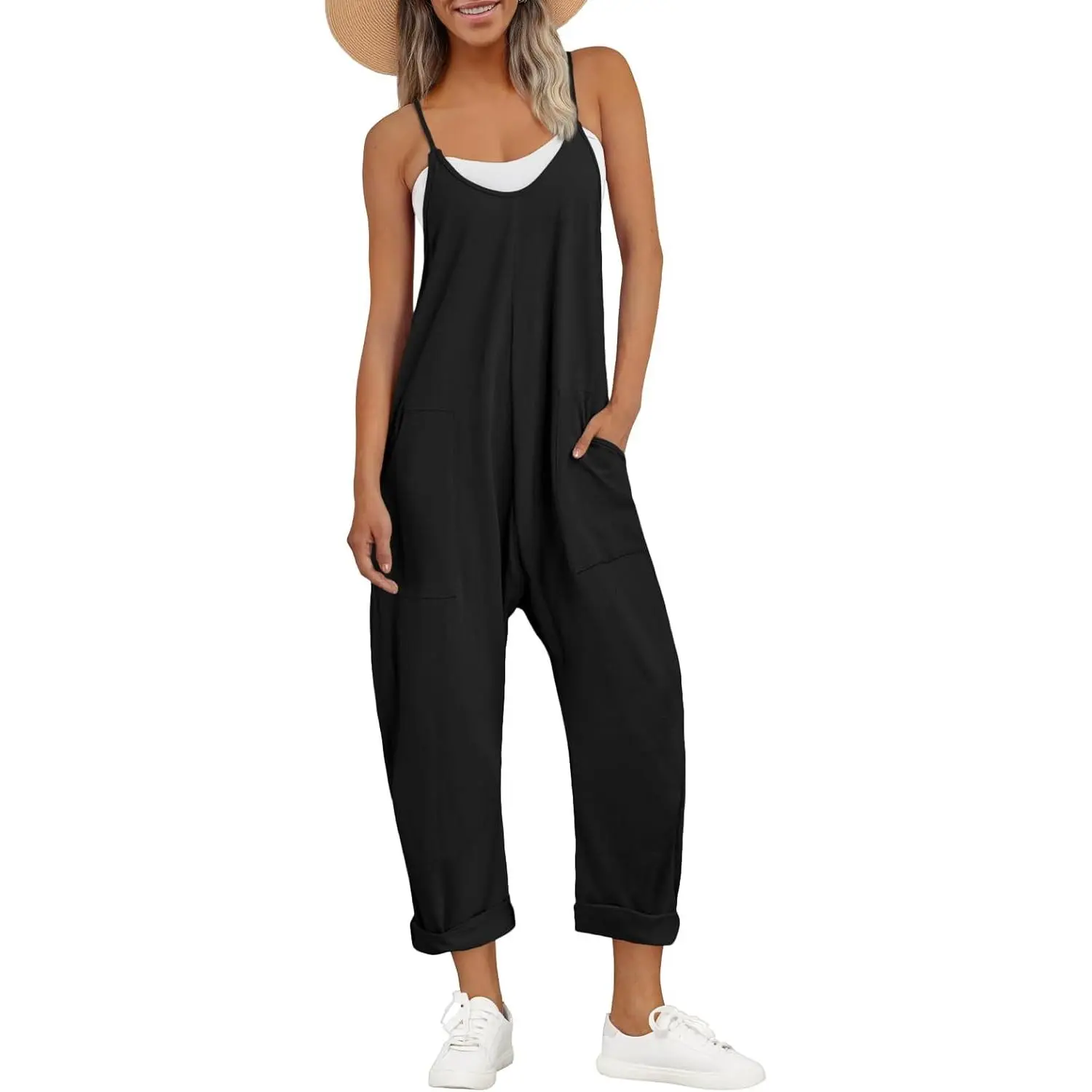 Women's Casual Summer Jumpsuits Rompers - Comfy Beach Vacation Outfits, Trendy Overalls Jumpsuit, Fashion Clothes for Women 2026