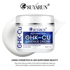 Ghk-Cu Copper Peptide Face Cream, Hydrating Serum, Contains Ha, Niacinamide, Glycerin, for Facial and Neck Skin Repair