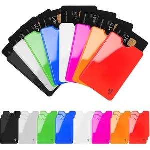 24-Pack Travel RFID Blocking Sleeves - 2.48'' x 3.58'' Multicolor Identity  Protection Secure Cred Card Protecor Holders -   Foil Slim Design easily into your Wallet