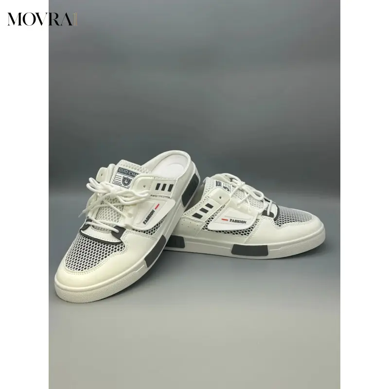 MOVRA1 Men's Mesh Half-Skate Shoes Sneaker Footwear Shoes |   skateboard shoes |   Style Casual |   Breathable Mesh +-On Design + 3 |   Daily Commute / Campus / Lazy OOTD
