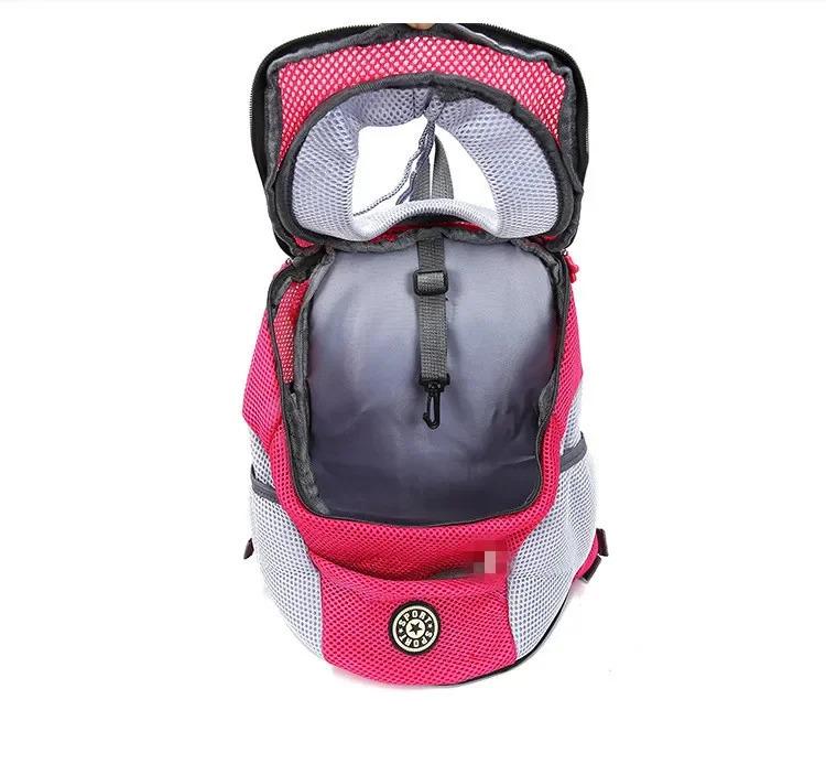 New Double Shoulder Portable Travel Backpack Outdoor Pet Dog Carrier Bag Pet Dog Front Bag Mesh Backpack New Double Shoulder Portable Travel Backpack Outdoor Pet Dog Carrier Bag Pet Dog Front Bag Mesh Backpack
