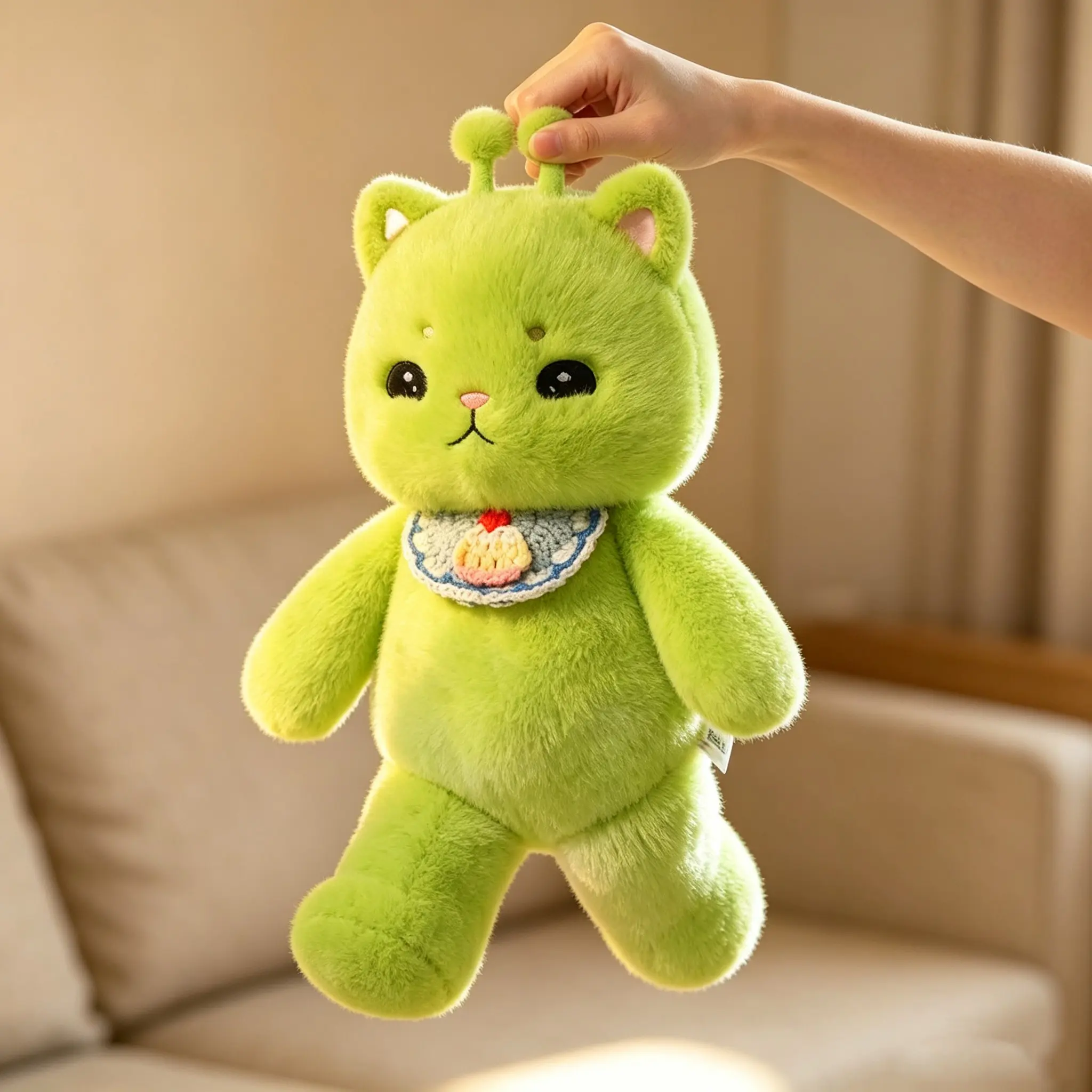1pc Shaking Like Running Alien Doll - Running Black Cat Festival Gift - Interesting Window Display/Sofa Decorations