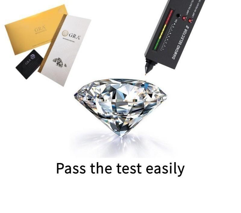 S925 Sterling Silver Radiant Rectangular Ring Synthetic Moissanite Ring 2Carat-448(50%)