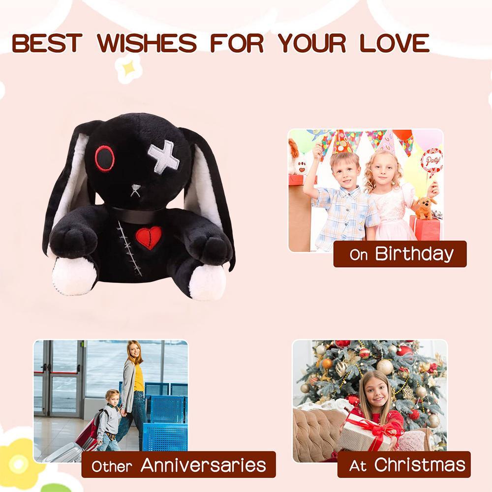 Cute Bunny Shaped Plush Toy, 1 Count Cute Stuffed Animals Plushies Toy, Kreeptures Plushie Toy, Stuffed Plush Toys for Kids, Best Gift Toy, Fidget Toys Kids Toys Summer Gifts for Her, Gift for Her, Girl's Gift, Soft