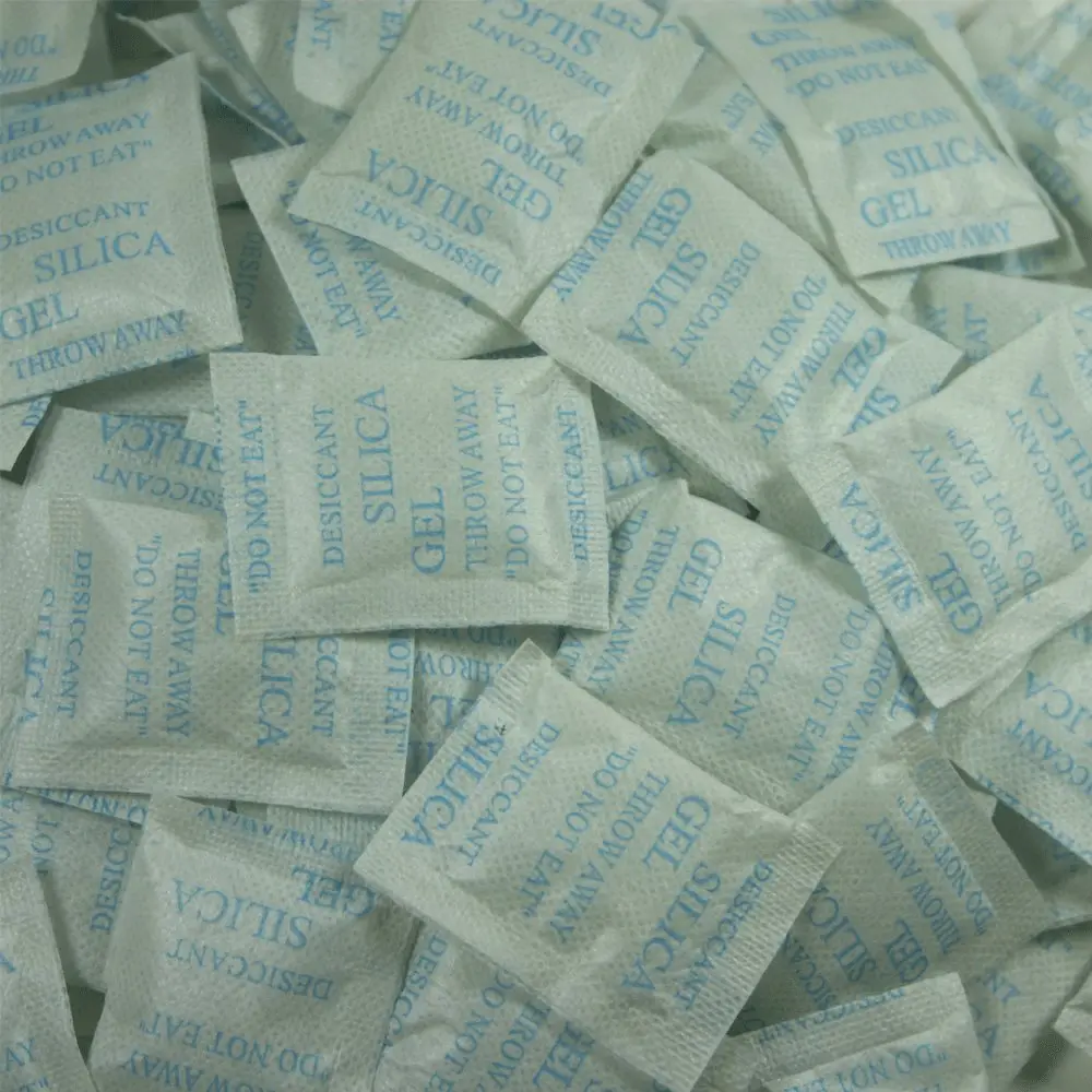 Desiccant Packs 100 Packets 2 Gram  Silica Gel  Absorber for Storage  Contact Safes