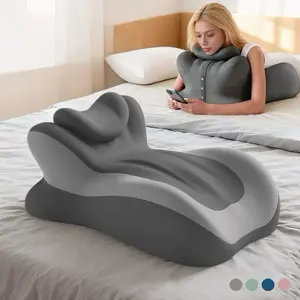 Memory Foam Sleeping Pillow, Skin-Friendly Fabric, Ergonomic Bed Pillow, Multi-Angle Backrest, Scientific Body Support