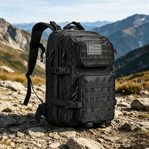 50L Outdoor Hiking Camping Backpack for Men, Large Capacity Travel Bag, Waterproof Multifunctional Sports Backpack, Ideal for Adventures