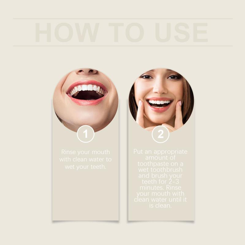 Whitening Hydroxyapatite Toothpaste, Effective Whitening And Gentle, Specifically for Sensitive Teeth, Clean Oral Hygiene, Breath Fresh Mint Flavored Toothpaste 3.53Oz