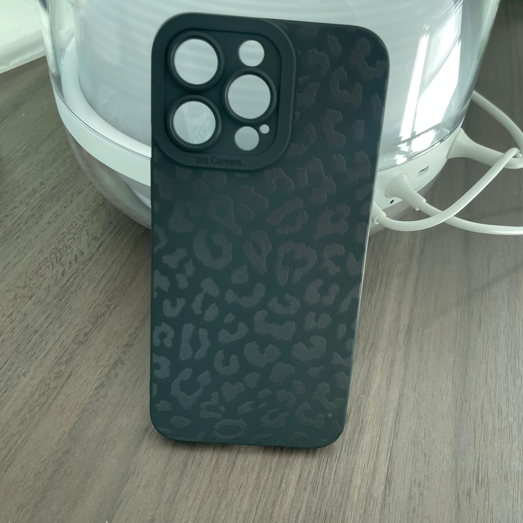 Leopard Pattern Phone Case, Full Covered Camera Protect Anti-fall Mobile Phone Protective Case, Shockproof Phone Cover for iPhone 16 Plus X XS Max 11 12 13 14 15 Pro Max, Fall Gift