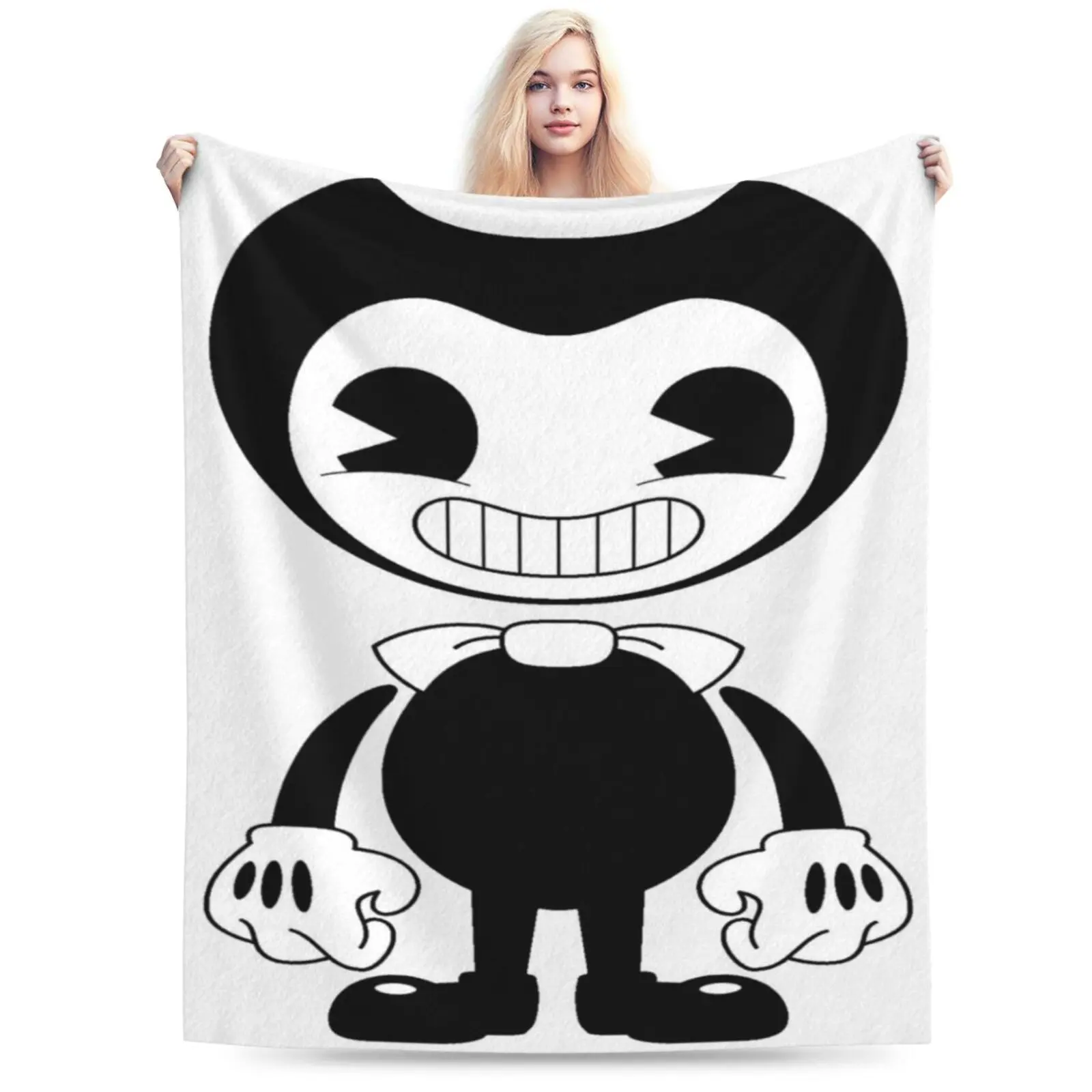 Bendy themed blanket - Soft, warm, suitable for sofa, bed, car, office, camping - Ideal gift