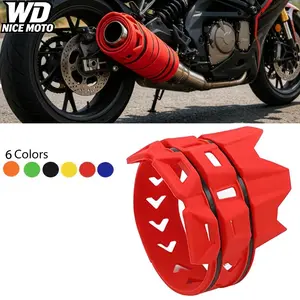 WD NICE MOTO Universal Exhaust Protection Cover, Motorcycle Atv Exhaust Muffler Silencer Protector Guard, for Ktm Sx Exc Motocross Dirt Pit Bike
