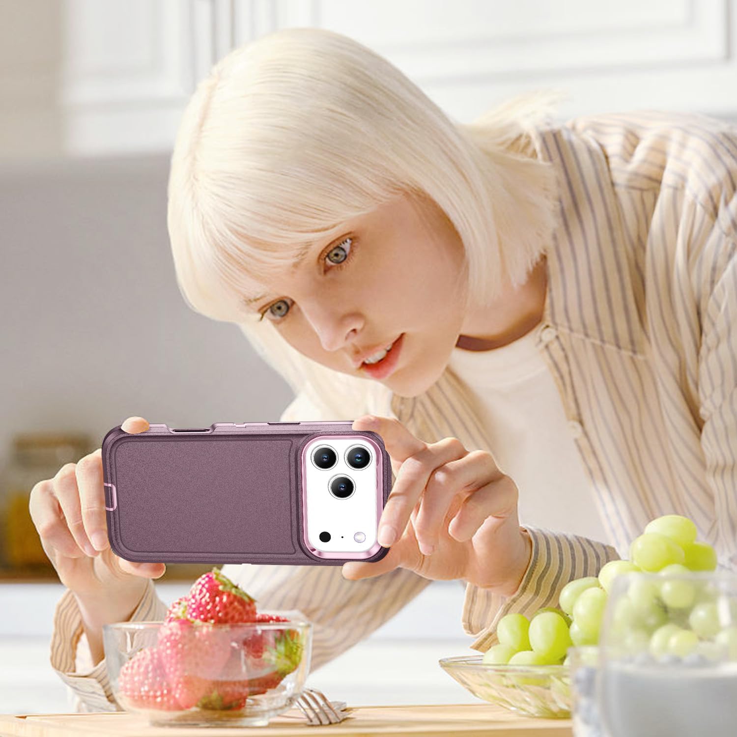 iPhone 17 Pro Max Case by Darlingcase, Rugged Heavy Duty Shockproof Case, Matte Armor Case with Drop Protection for iPhone 17 Pro Max, 17 Pro, 17 Plus, 16 15 14 13 12 11