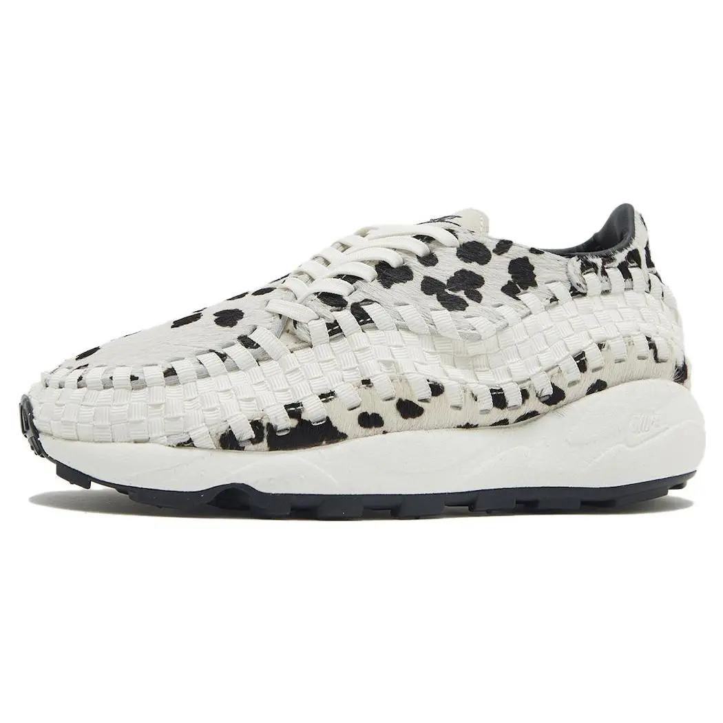 Nike Footscape Woven Women's Low-Top Casual Sneakers in Sail and Black Verifiable, with credentials and supporting global authentication