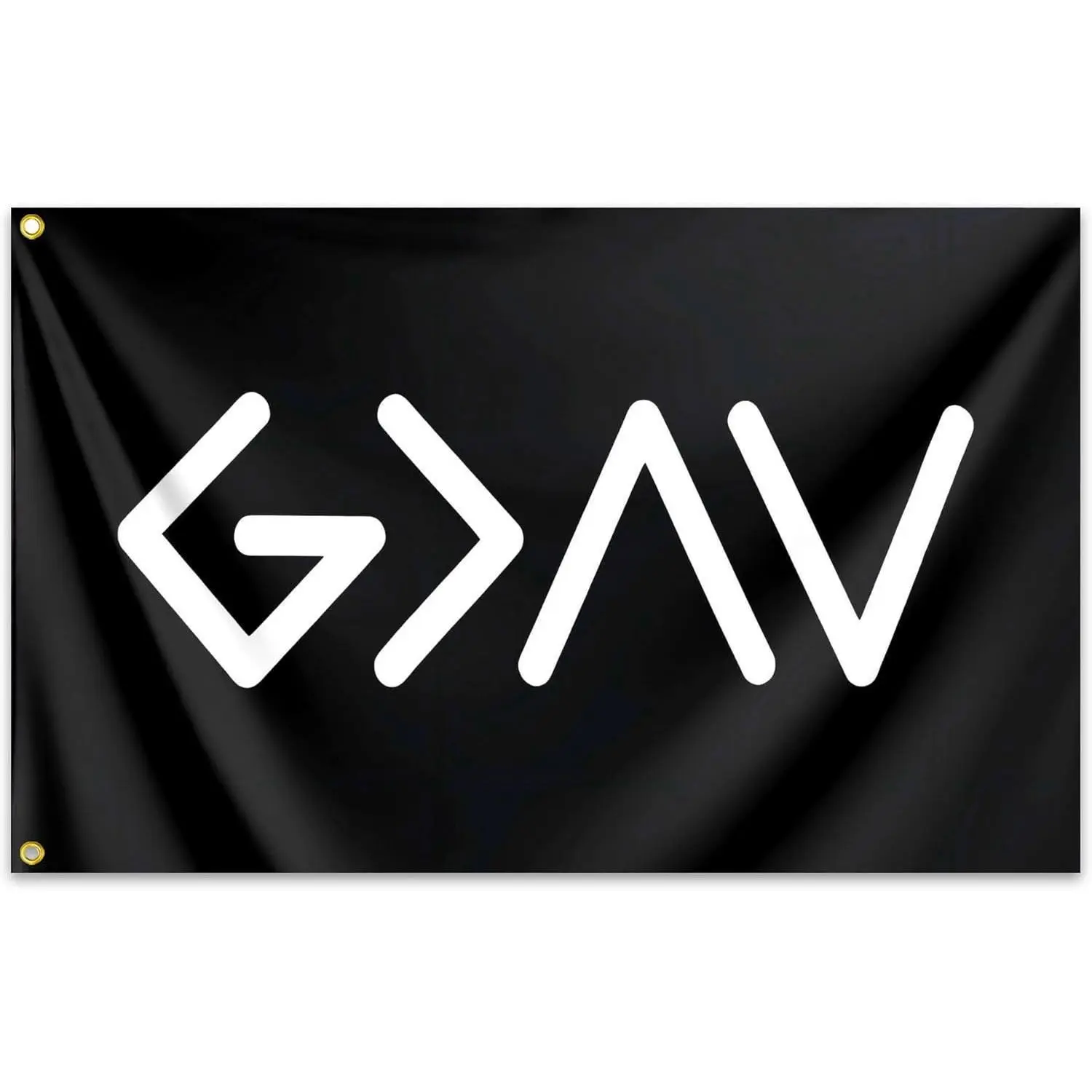 God Is Greater Than The Highs And Lows Flag Tapestry  3x5 Ft Christian Jesus American Religious Flag Polyester for Outdoor Bedroom Room Wall Outside Christ Yard Banners Sign Decor