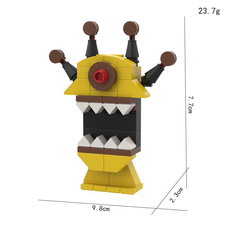 Sprunki Blocks Toys Sprunki Building Blocks Model Children's Educational Oren Wenda Building Block Toys for Kids Birthday Gift popular