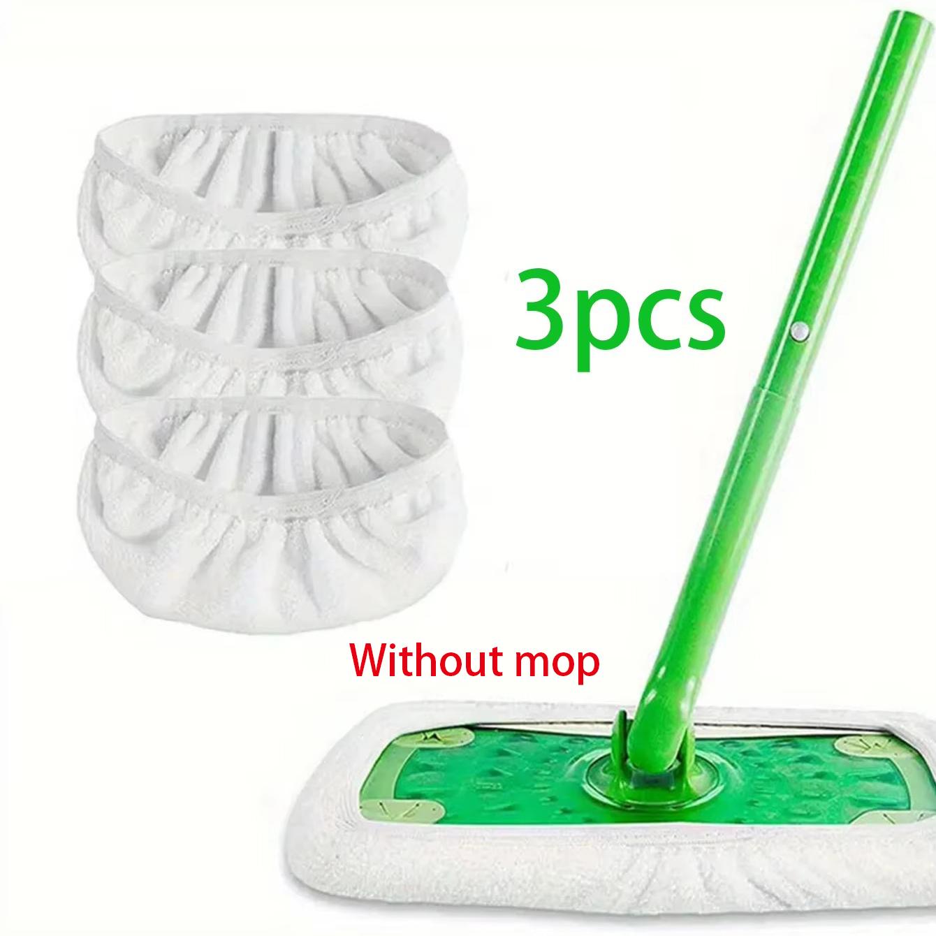 1/3/6pc Microfiber Mop Cloth Dry Cleaning Cloths Household Reusable Microfiber Mop Pads Replacement Washable Rag Towel