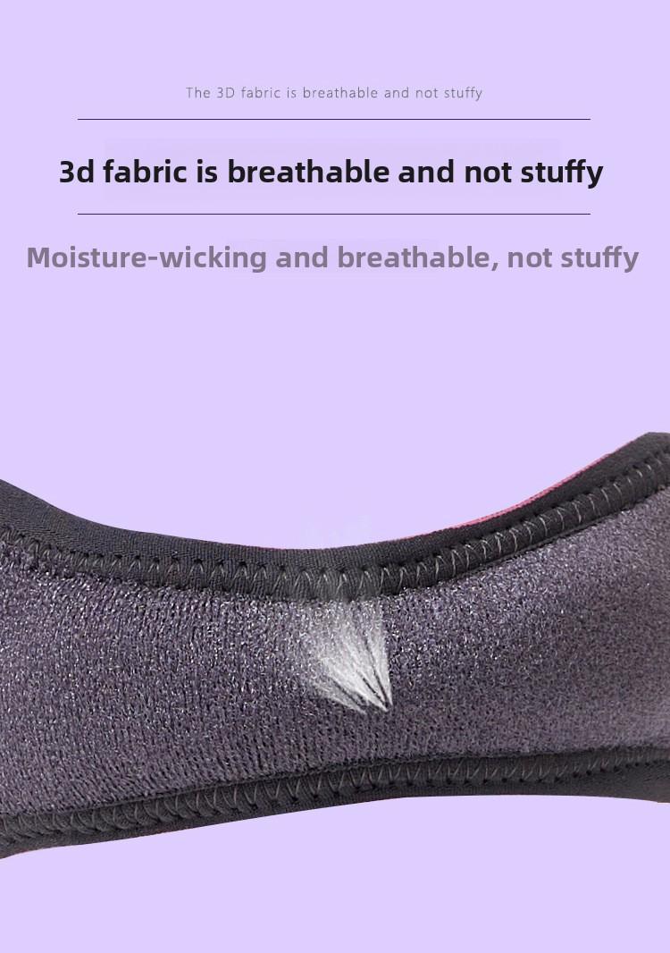 Sports cycling patella strap pressurized patella protection running mountaineering men and women breathable basketball knee pads silicone patella strap sets gym waist trainer 8 figure accessories