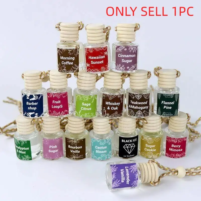 1 Counts Car Essential Oil Diffuser, Hanging Car Air Freshener, Car Interior Diffusers, Interior Accessories for Cars, Home, Office, Liquid Fragrance Must-Have, Car Aromatherapy Diffuser