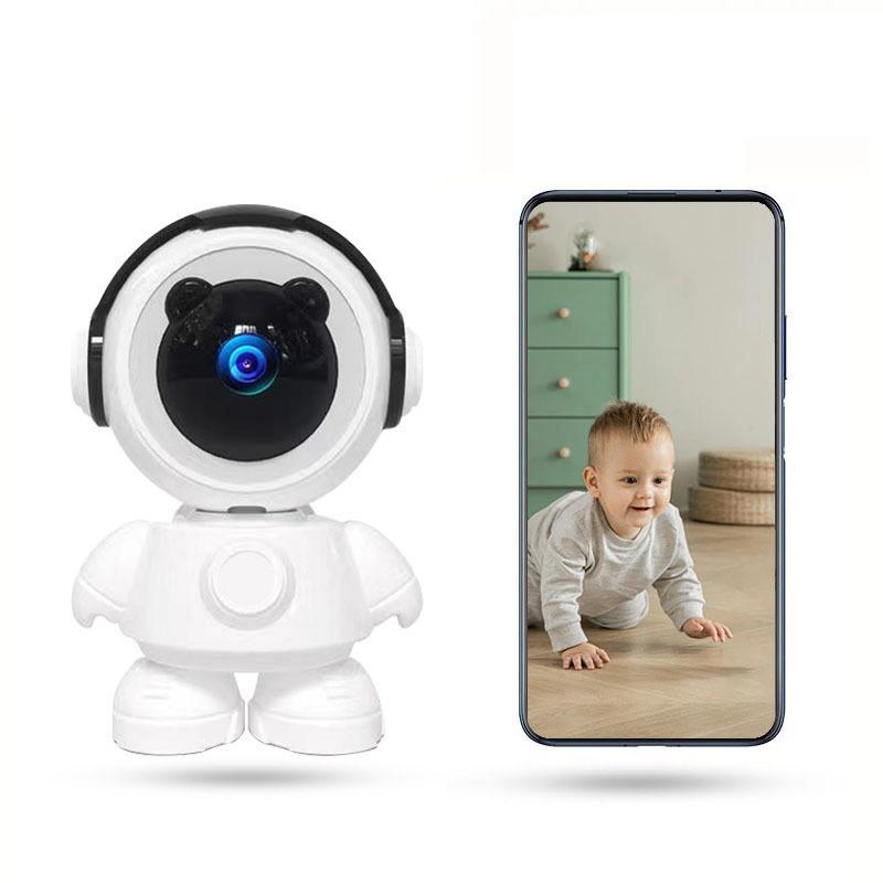 1080P Pet Home Monitoring Camera, 360-Degree Panoramic Camera, Multifunctional Wireless Home Security Monitoring System