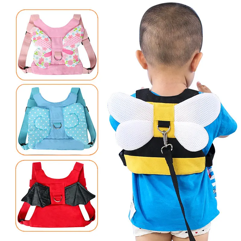 Anti-Lost Backpack with Safety Traction Rope, Adjustable Harness Strap Breathable Comfortable Safety Leash, Lightweight Walking Belt with Reliable Protection for Outdoor Travel & Crowded Public Areas