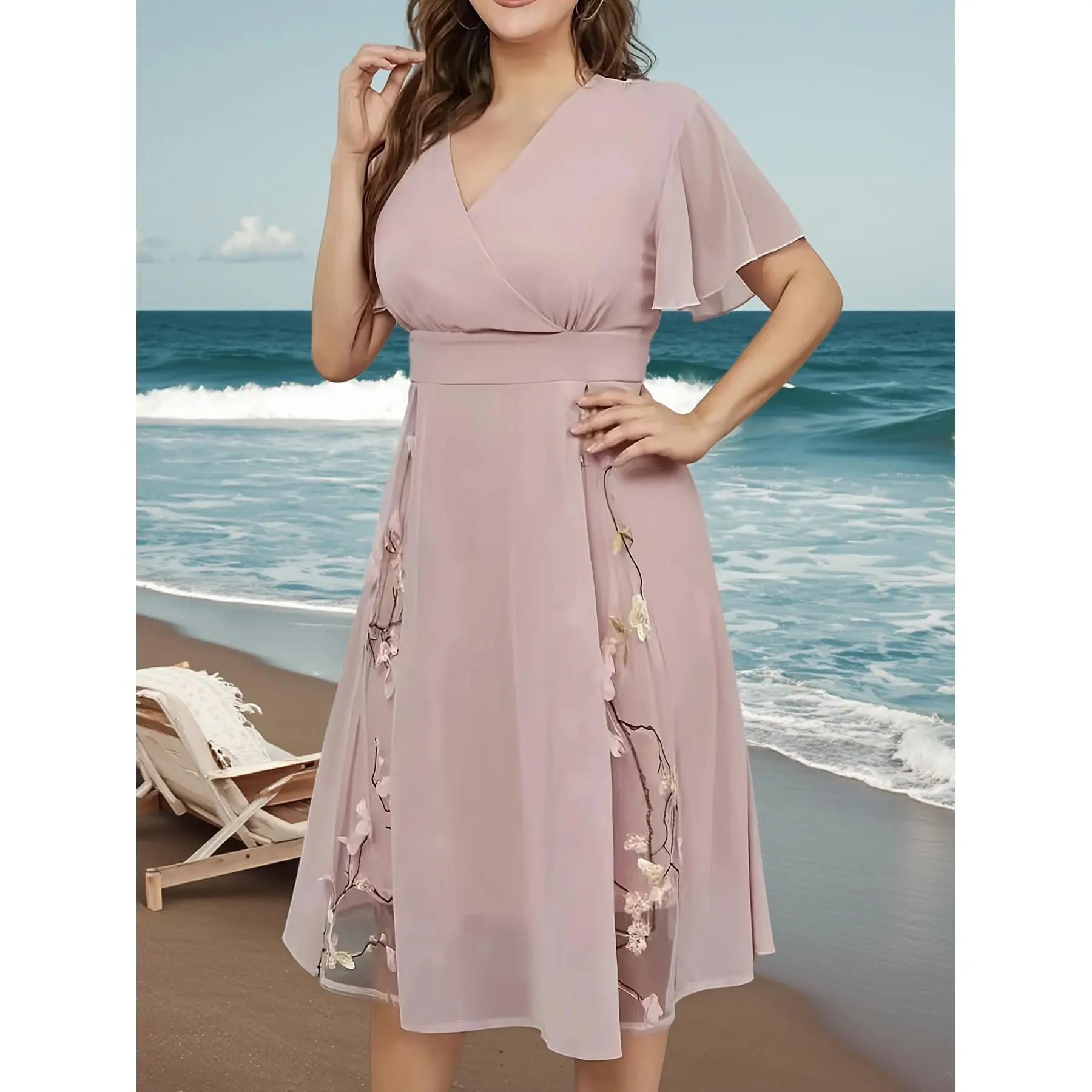 Style P030 Targeted Women's Dress