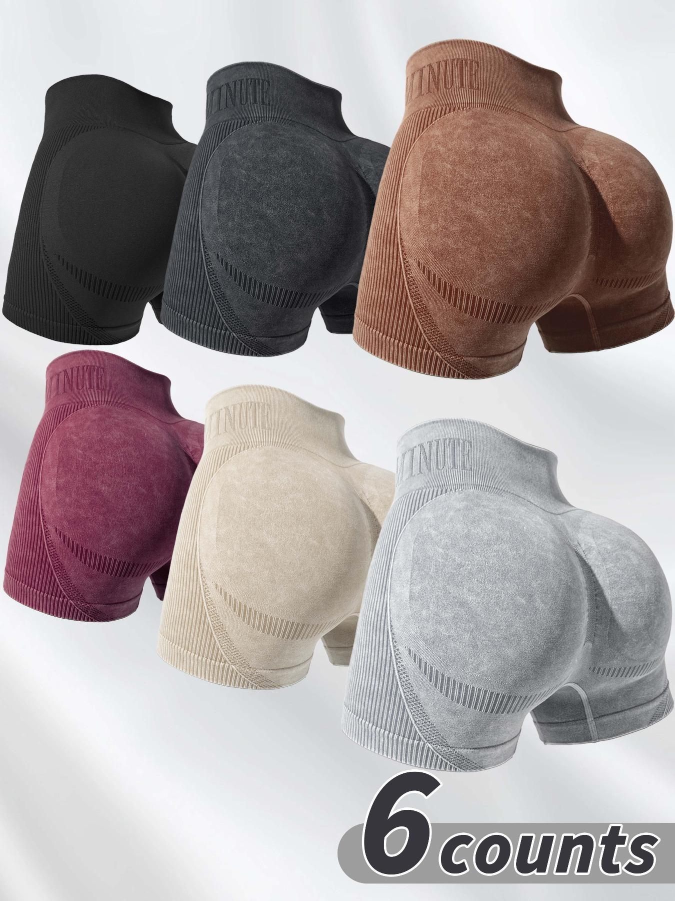 Women's Letter Print Seamless Sports Shorts, High Stretch Breathable Comfortable Skinny Shorts, Ladies Sportswear for Indoor Outdoor Wear