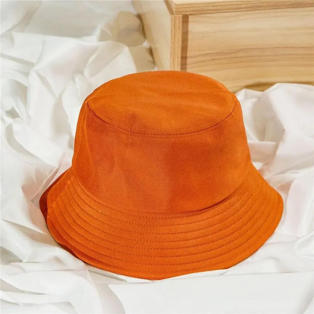Foldable Bucket Hat Unisex Women Outdoor Sunscreen Hat Pure Color Fishing Hunting Cap Men Basin Chapeau Beach Cap