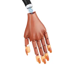 (1 Palm Only, Only Fit for Magnetic Nail Hand)Practice Hand Palm for Acrylic Nails: Magnetic Nail Practice Hand Palm Flexible Fake Hand For Nail Practice