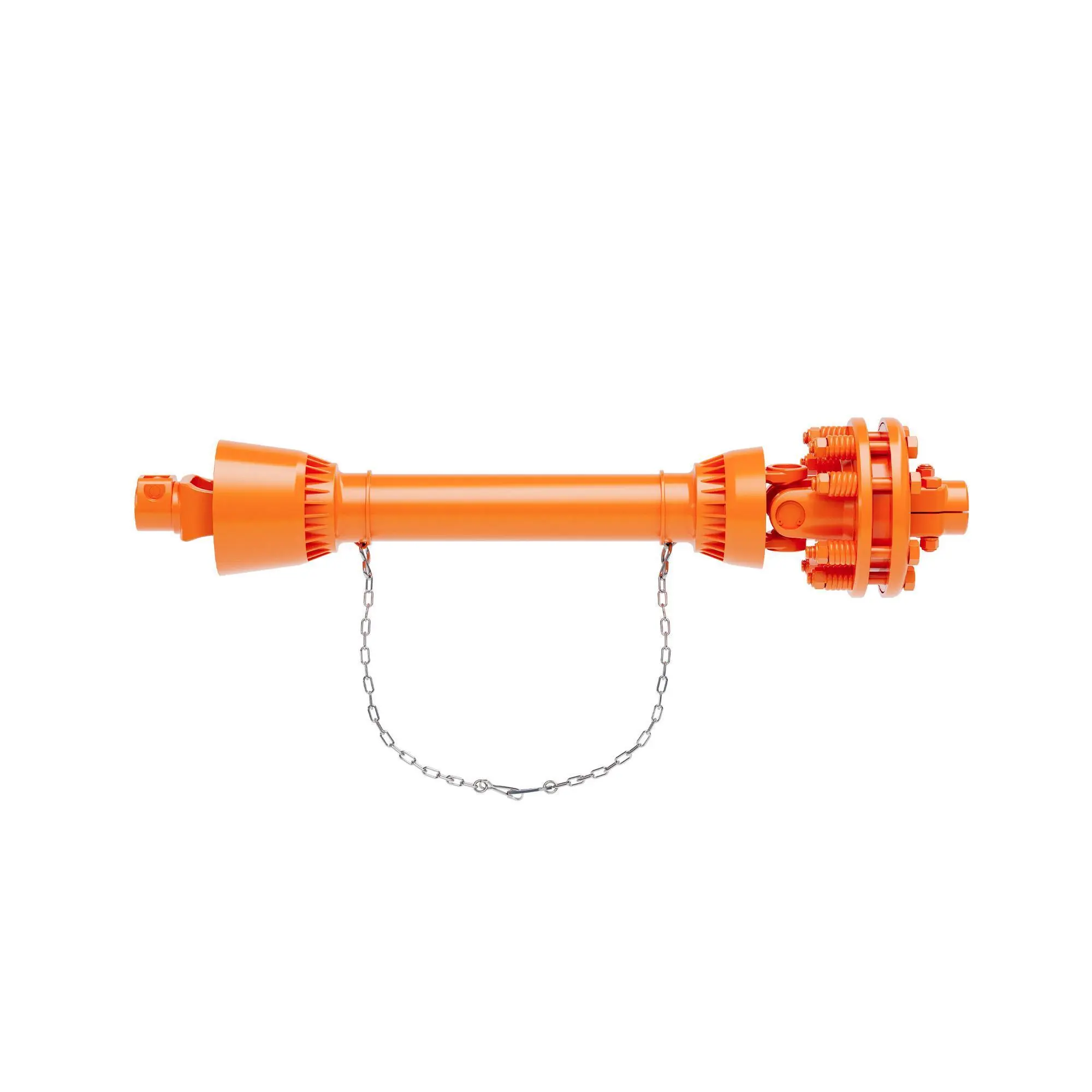 6 Spline Both Ends PTO Driveline Shaft, Series 4 Tractor PTO Shaft with Slip Clutch for Bush Hog Mowers, 1-3/8 Inch, 31.5-41 Inch Length, Mower Attachments