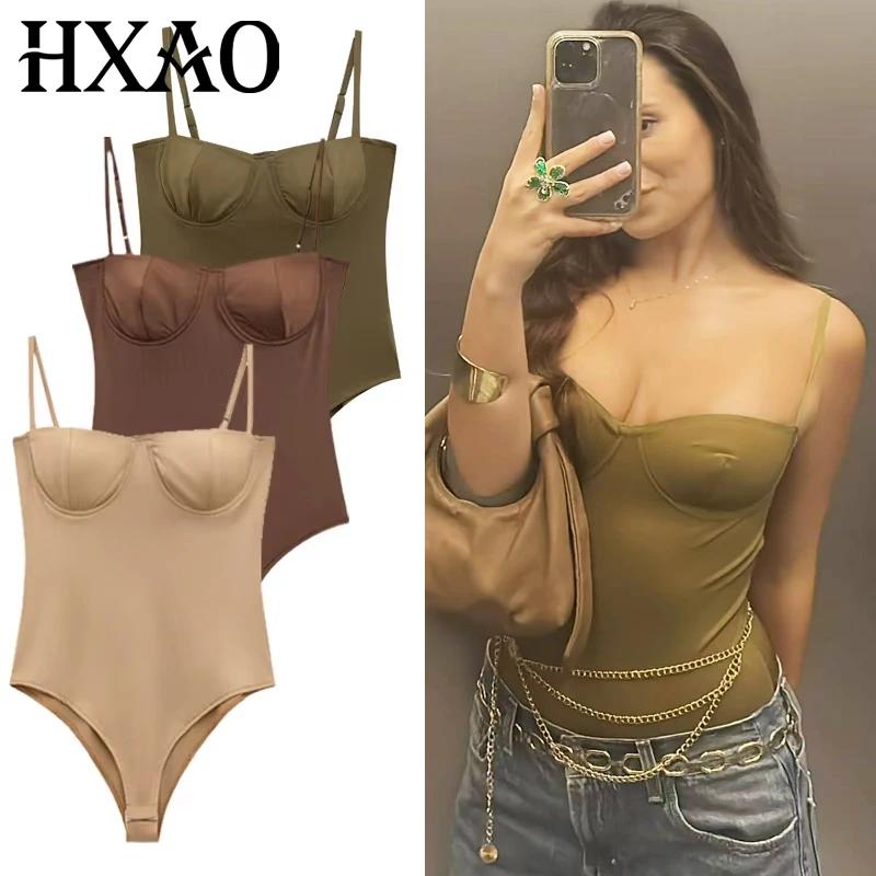 Aria Muse  Slip Bodysuit Women Summer 2026 Woman Slimming Body Sexy Women Rave Thong Sleeveless Top Cup Backless Camisole Bodysuit
