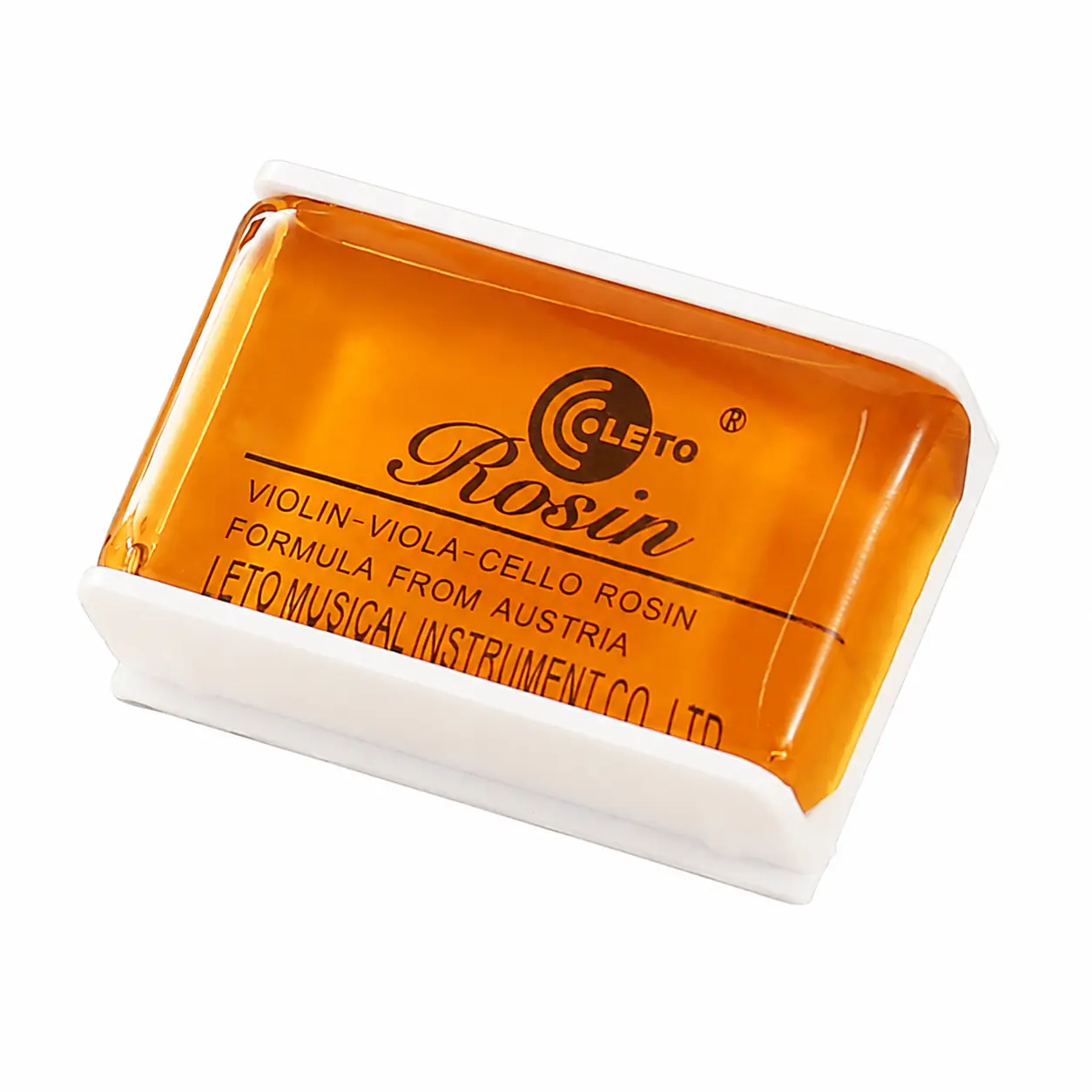 High-Performance Rosin Block Compatible with LETO 603 Violin, Cello, Viola, and Traditional Erhu—Natural Pine Resin Formula for Enhanced Bow Grip and Warm, Balanced Tone Production