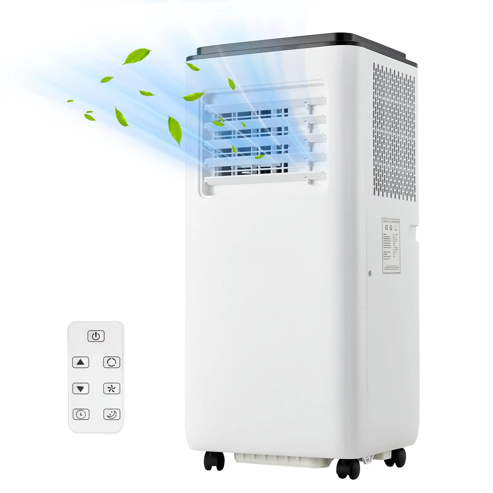 Garvee Portable Air Conditioner 10000 BTU with Cooling, Dehumidifying, and Fan Functions, Quiet Operation, Easy Mobility, Remote Control, and Enhanced Air Quality for Home and Office Use