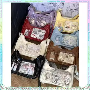 2026 new Small Card Version Versatile Original And Anime Itabag Small Crowd Design One Shoulder Commuting Messenger Bag For Students