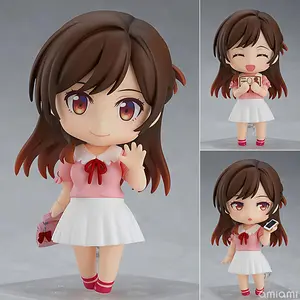 10CM Rent-A-Girlfriend Chizuru Mizuhara Cute Nendoroid Doll Model Kit Articulated Action Figures Desktop Ornament Decor Toy Gift