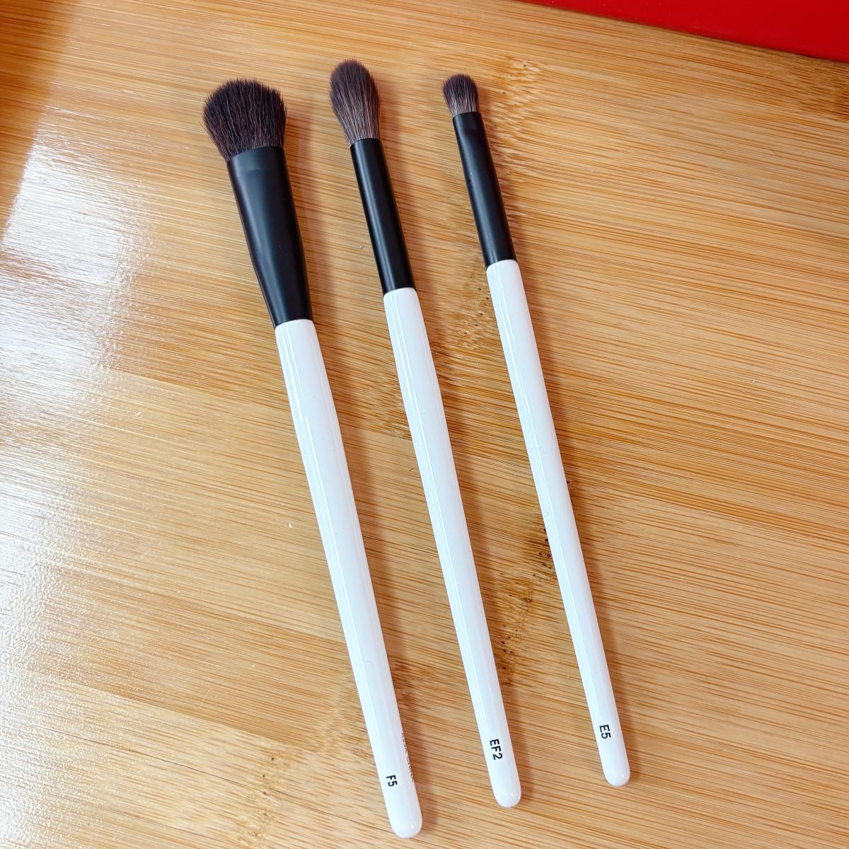 F4 Dual-Ended Foundation Face Brush Double-ended Powder Blush Contour and Eyeshadow Concealer Makeup Brushes