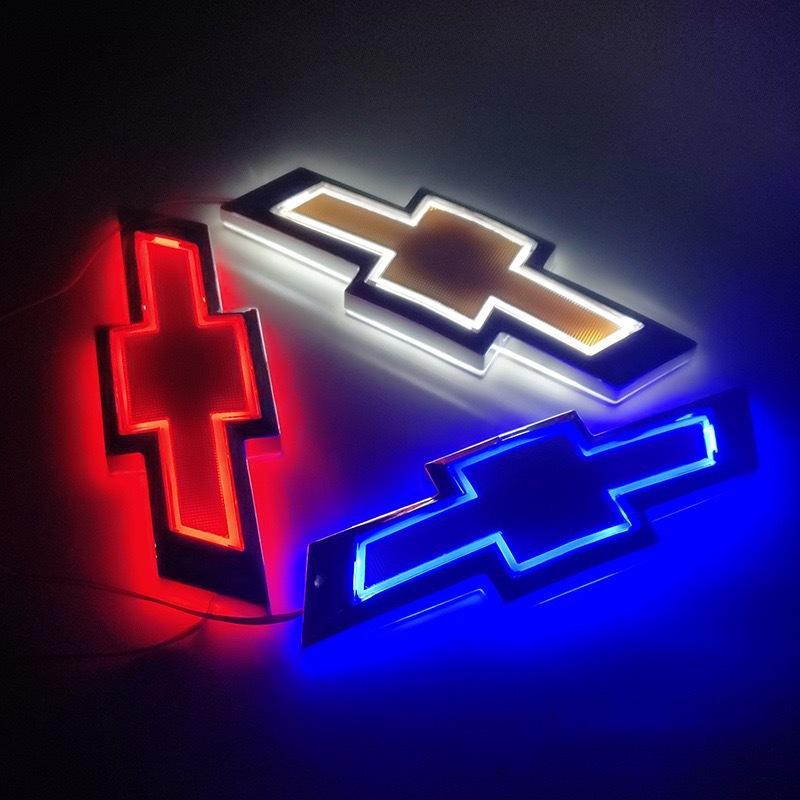 Suitable for Chevrolet CHEVROLET Car Logo LED Light 5D Luminous Rear Tail Car Logo Light Girly Car Accessories Car Decor Car Accessories Men Car Stickers turbosmart  bov waterproof anti-collision car logo light led  emblem