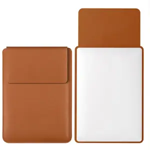 Minimalist PU Leather Laptop Case, Scratch Resistant Solid Color Laptop Sleeve Bag, Laptop Bags, Computer & Laptop Accessories for Apple MacBook Air Pro 13 M1 M2 ASUS 11 12 13.3 14 15.6 16