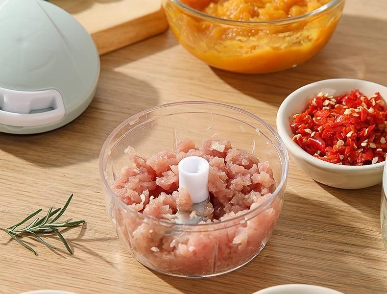 Manual garlic grinder, garlic mincer, garlic pounder, small household kitchen meat grinder