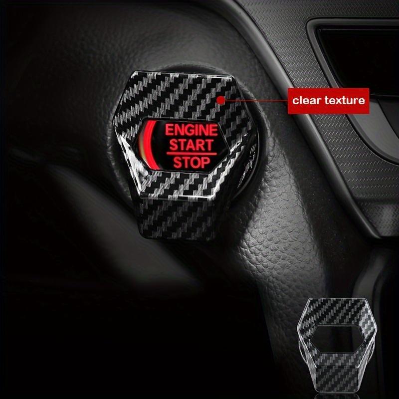 Car Engine Start Stop Button Cover, 1 Count Car Engine Start Stop Button Protector, Universal Car Interior Accessories for Most Cars