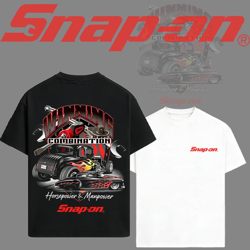 Snap On Winning Combination T-shirt Trucks Lover Shirt Top Menswear Cotton Made in USA Unisex Fit 90's Pro Street Design