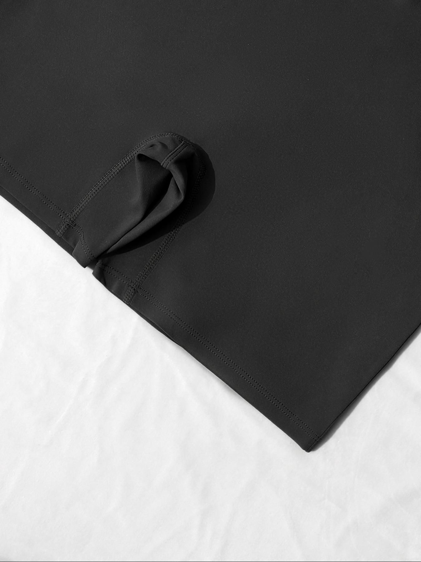 Women's Polo Neck Sporty Jumpsuit, Yoga Golf Tennis Pants, Casual Running Fitness One-Piece Half Zip Short Sleeve Top