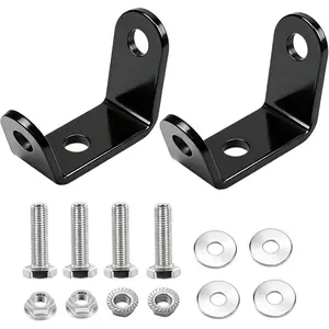 Universal Mounting Bracket Kit for G2 F14254 Retractable Transom Straps, for 1-Inch or 2-Inch Bolt on Retractable Ratchet Straps, 5000lbs Break Strength
