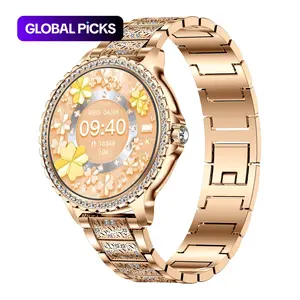 Fashion Smartwatch for Women, 1.32-Inch HD Large-Screen Digital Watch with 2 Straps, Wireless Waterproof Fitness Tracker, Wearable Wristwatch Compatible with Android & iOS #GLOBAL PICKS