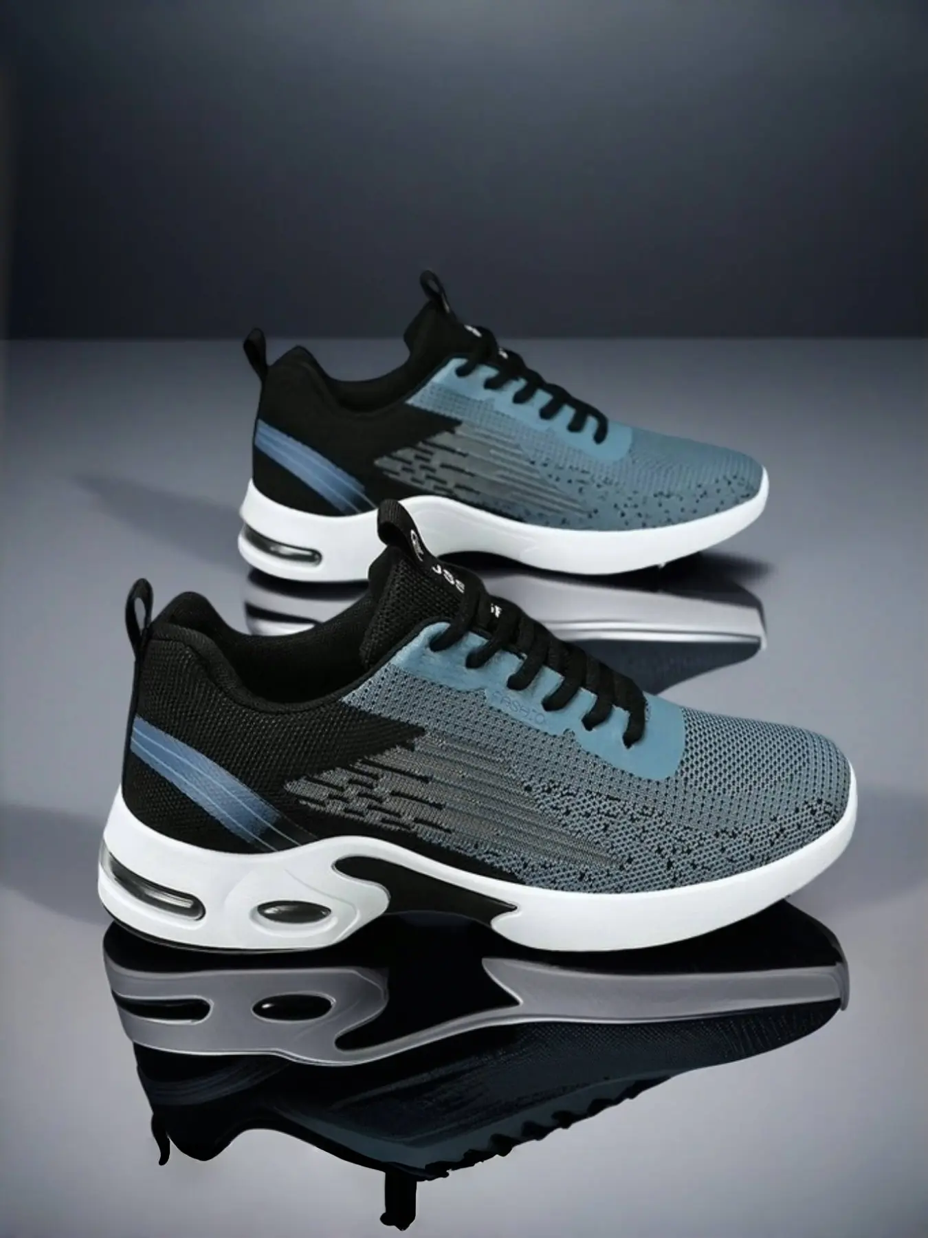 Men's New Comfortable Soft Cushioned Sports Shoes, Breathable Flyknit Mesh Casual Fashion Sneakers for Daily Wear & Outdoor Activities Lightweight Breathable Sneakers
