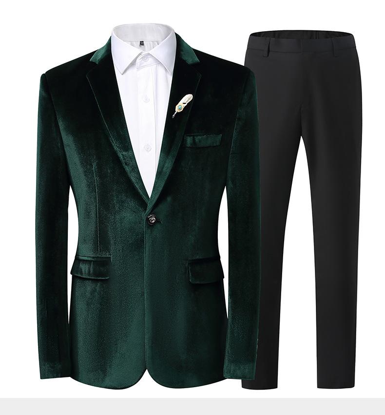 Men's Velvet Suit Jacket  Wedding Tuxedo, Formal Gala Dinner Blazer, Casual Evening Dress Coat