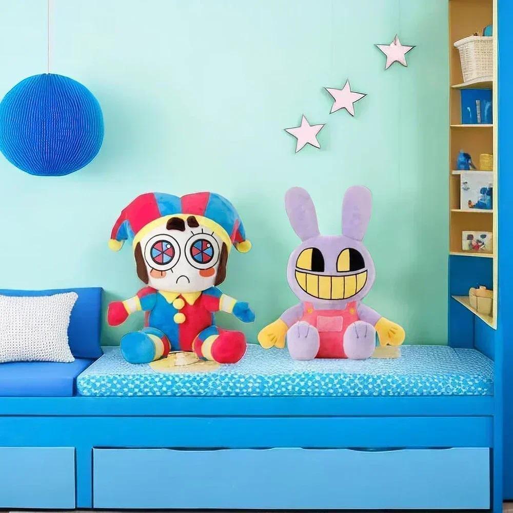 Plush Toys Digital Circus Amazing Circus Clown Rabbit Plush Dolls Fun Cartoon Periphery Stuffed Toy Kids Birthday Gift