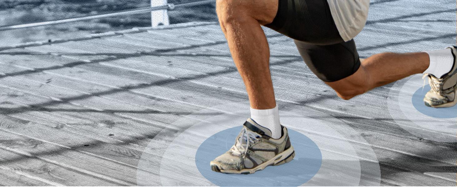 Copper Ankle Compression Socks - Low Cut Arch Support Socks for Men & Women, Running, Nurses, Plantar Fasciitis Socks