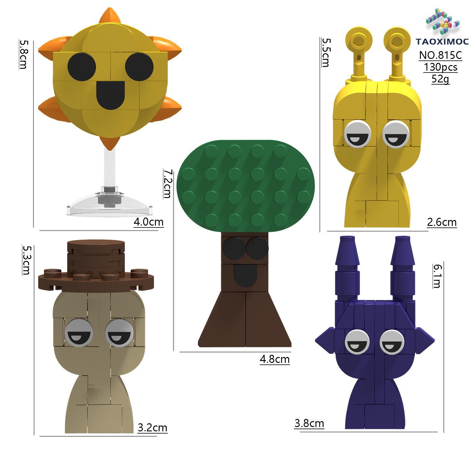 Sprunki Blocks Toys Sprunki Building Blocks Model Children's Educational Oren Wenda Building Block Toys for Kids Birthday Gift popular