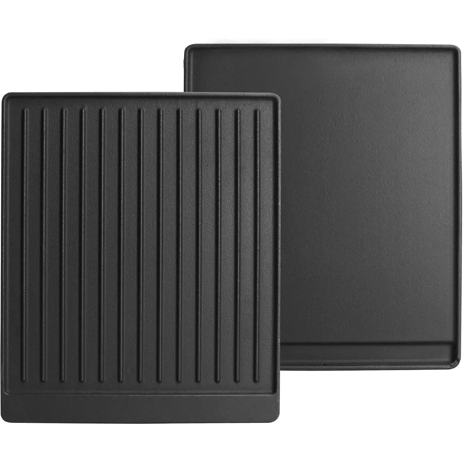 2-in-1 Reversible 15” x 12.8” Pre-Seasoned Cast Iron Cooking Griddle